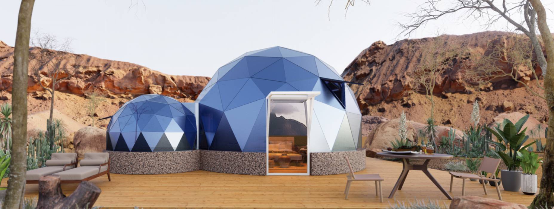 秦都区球形智能光伏玻璃星空房